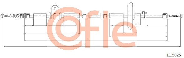 COFLE Seilzug, Feststellbremse