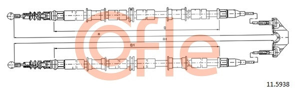 COFLE Seilzug, Feststellbremse
