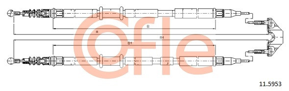 COFLE Seilzug, Feststellbremse