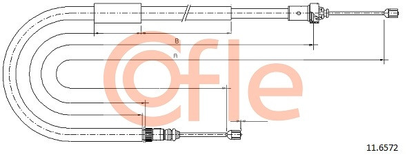 COFLE Seilzug, Feststellbremse