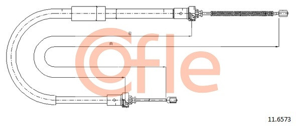 COFLE Seilzug, Feststellbremse