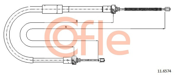 COFLE Seilzug, Feststellbremse