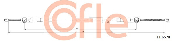 COFLE Seilzug, Feststellbremse