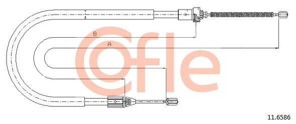 COFLE Seilzug, Feststellbremse