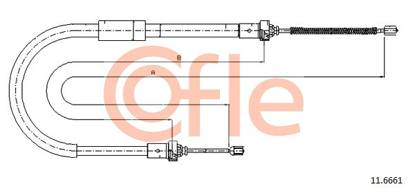 COFLE Seilzug, Feststellbremse