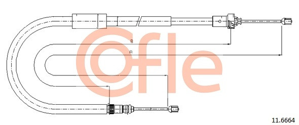 COFLE Seilzug, Feststellbremse