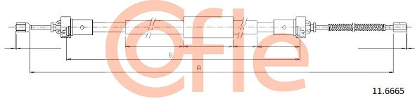 COFLE Seilzug, Feststellbremse