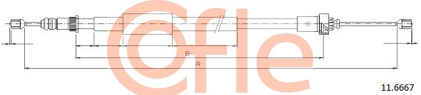 COFLE Seilzug, Feststellbremse