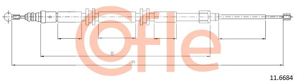COFLE Seilzug, Feststellbremse