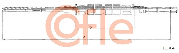 COFLE Seilzug, Feststellbremse