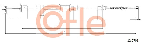 COFLE Seilzug, Feststellbremse