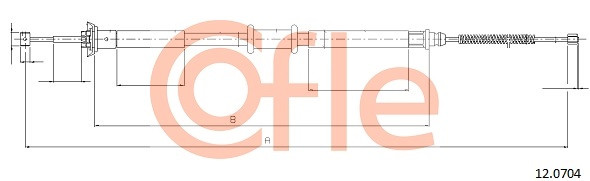 COFLE Seilzug, Feststellbremse
