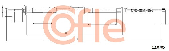 COFLE Seilzug, Feststellbremse