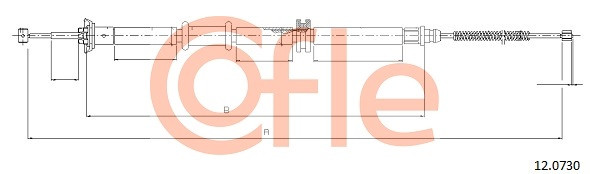 COFLE Seilzug, Feststellbremse