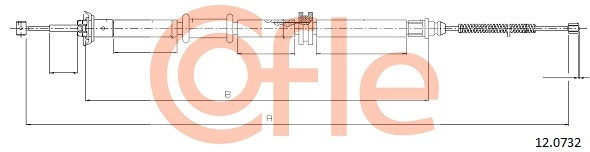COFLE Seilzug, Feststellbremse