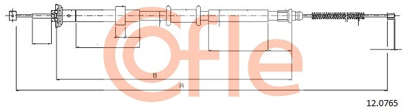 COFLE Seilzug, Feststellbremse