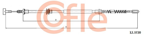 COFLE Seilzug, Feststellbremse