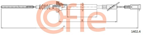 COFLE Seilzug, Kupplungsbetätigung
