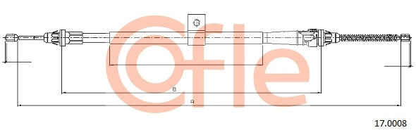 COFLE Seilzug, Feststellbremse