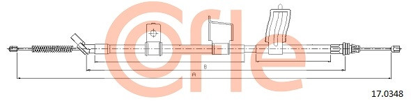 COFLE Seilzug, Feststellbremse