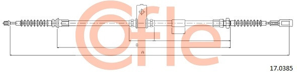 COFLE Seilzug, Feststellbremse