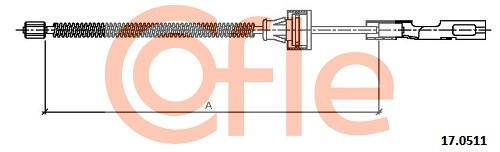 COFLE Seilzug, Feststellbremse