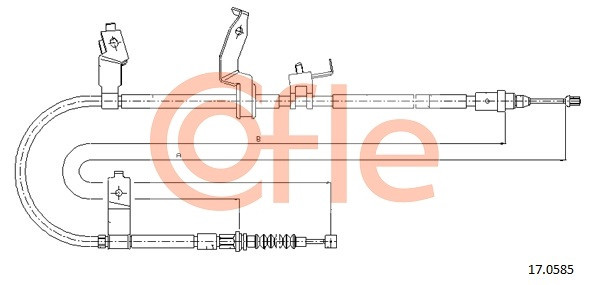 COFLE Seilzug, Feststellbremse