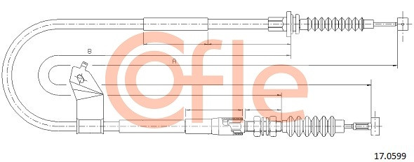 COFLE Seilzug, Feststellbremse