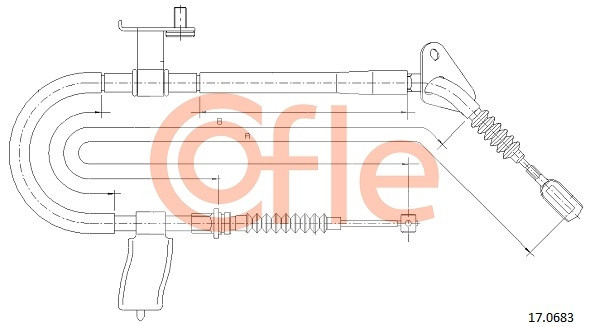 COFLE Seilzug, Feststellbremse
