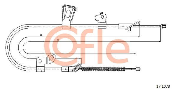 COFLE Seilzug, Feststellbremse