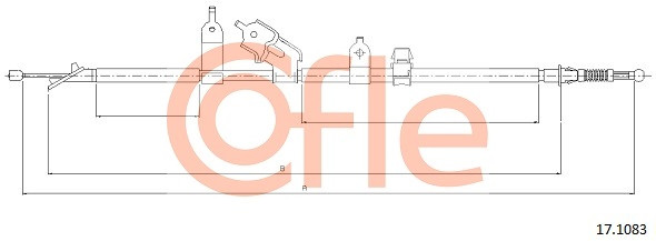 COFLE Seilzug, Feststellbremse