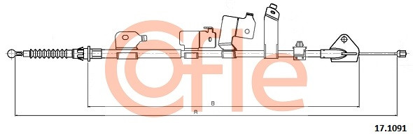 COFLE Seilzug, Feststellbremse