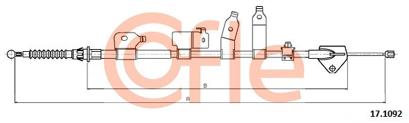 COFLE Seilzug, Feststellbremse