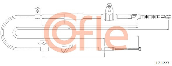 COFLE Seilzug, Feststellbremse