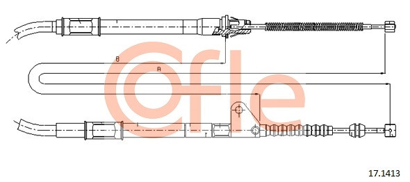 COFLE Seilzug, Feststellbremse