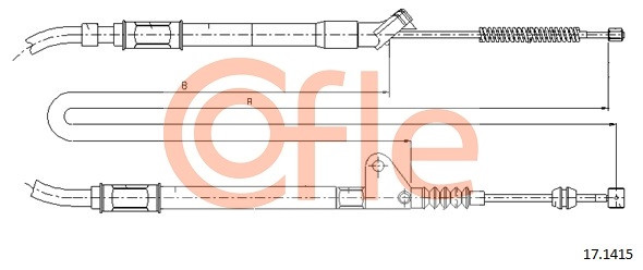 COFLE Seilzug, Feststellbremse