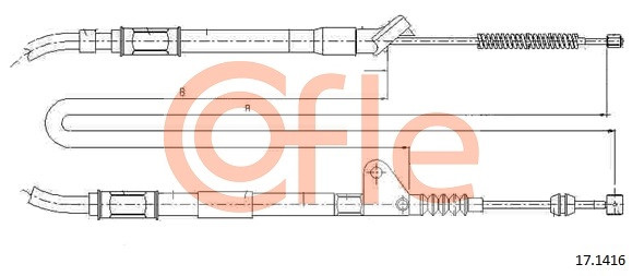 COFLE Seilzug, Feststellbremse