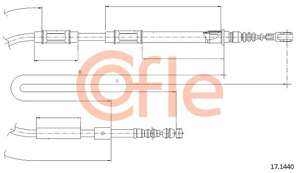 COFLE Seilzug, Feststellbremse