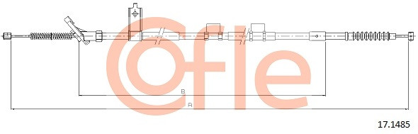 COFLE Seilzug, Feststellbremse