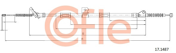 COFLE Seilzug, Feststellbremse