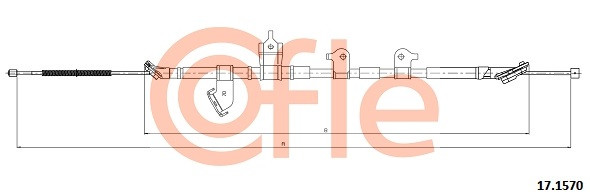 COFLE Seilzug, Feststellbremse