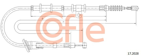 COFLE Seilzug, Feststellbremse