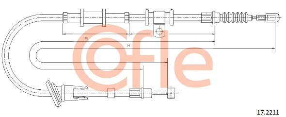 COFLE Seilzug, Feststellbremse