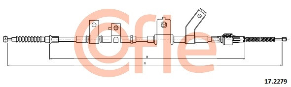 COFLE Seilzug, Feststellbremse