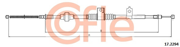 COFLE Seilzug, Feststellbremse
