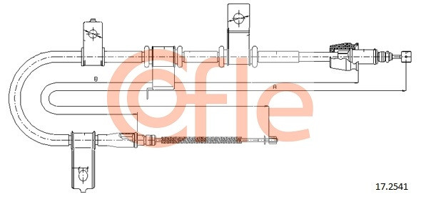 COFLE Seilzug, Feststellbremse