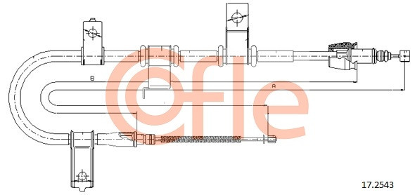 COFLE Seilzug, Feststellbremse
