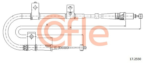 COFLE Seilzug, Feststellbremse