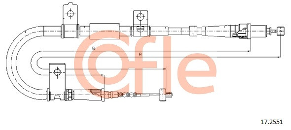 COFLE Seilzug, Feststellbremse