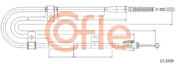 COFLE Seilzug, Feststellbremse
